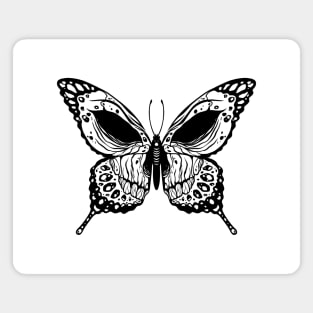 Butterfly skull Magnet